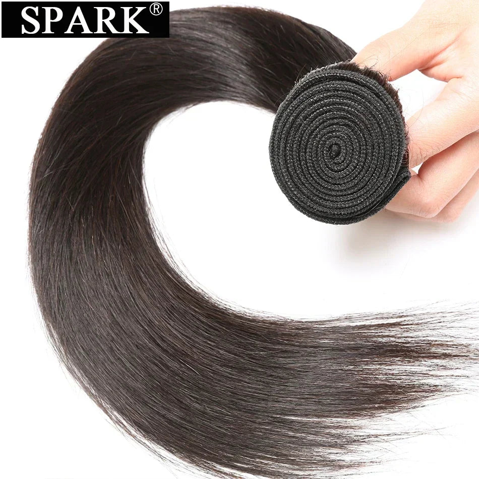 Spark A Brazilian Straight Human Hair Extension B