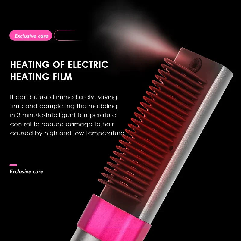 Wireless Straight Hair Comb And Straightening Brush Hair