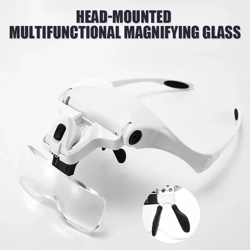 Lens Adjustable False Eyelash Loupe Headband