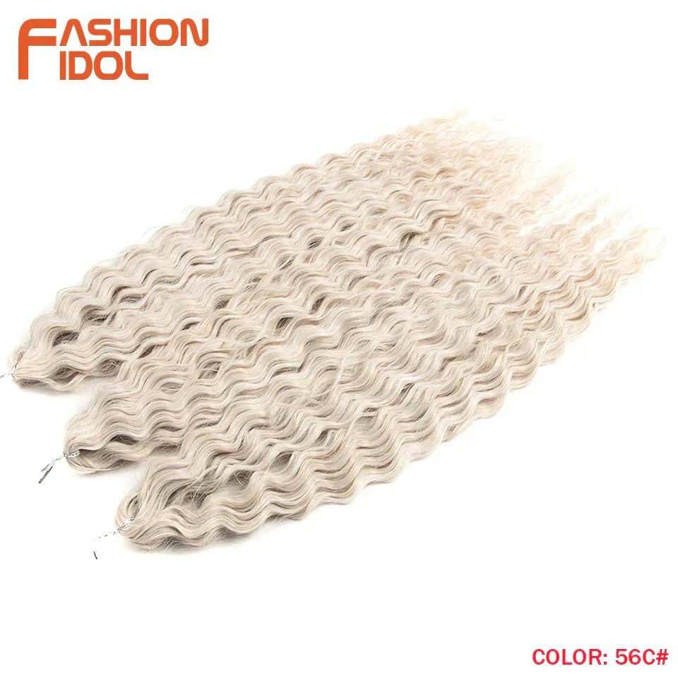 Ariel Hair Synthetic Twist Crochet Curly Hair Water