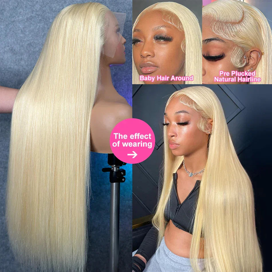 Blonde Lace Front Human Hair Wig X Hd