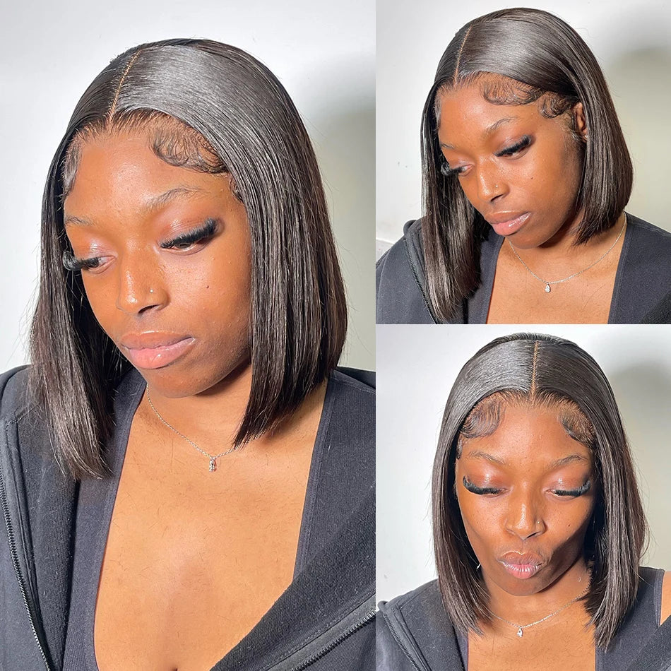 Glueless Straight Bob Wig X Lace Frontal Pre
