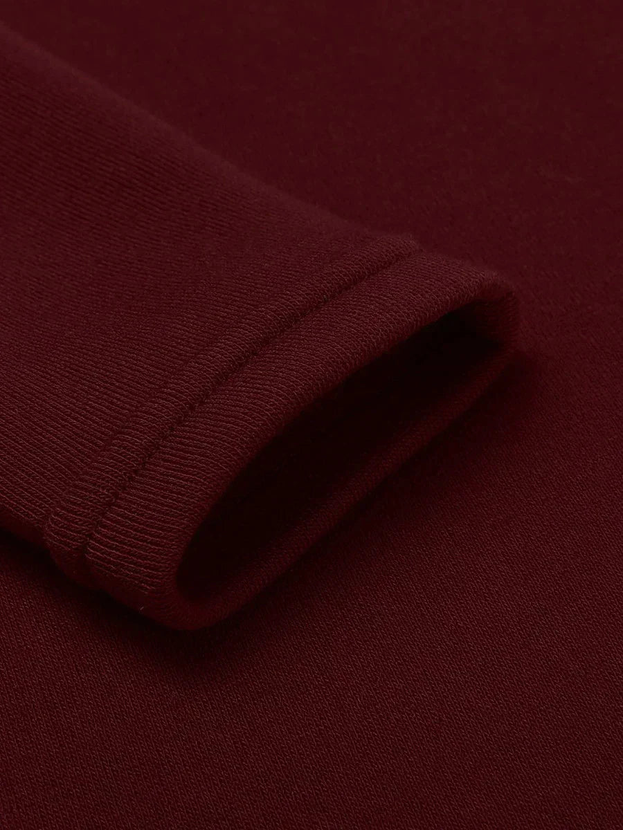 Hooded Collar Kangaroo Pocket Sweat Dress Mini Dresses