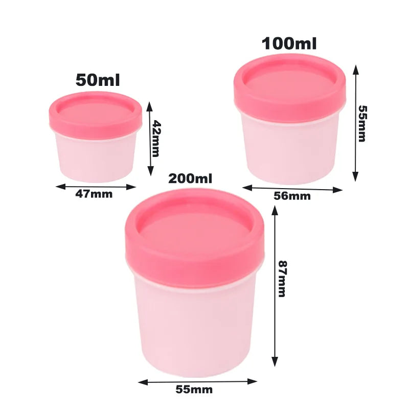 Refillable Bottles Plastic Empty Makeup Jar Pot Travel