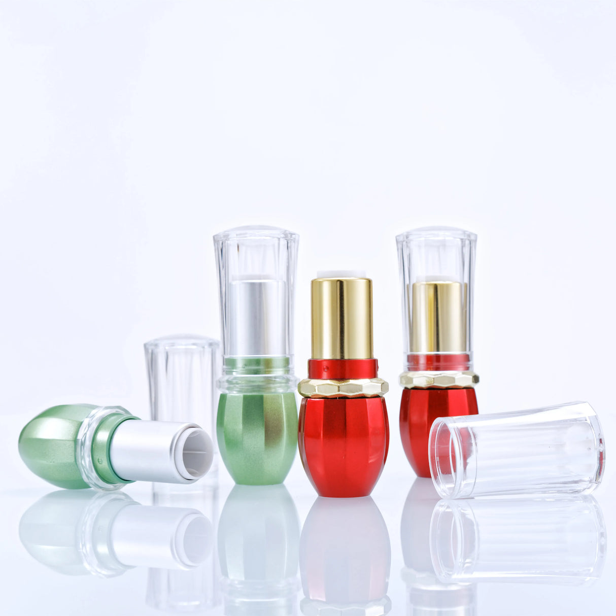 Diy Green Bottle Lipstick Refillable Wholesale Lip