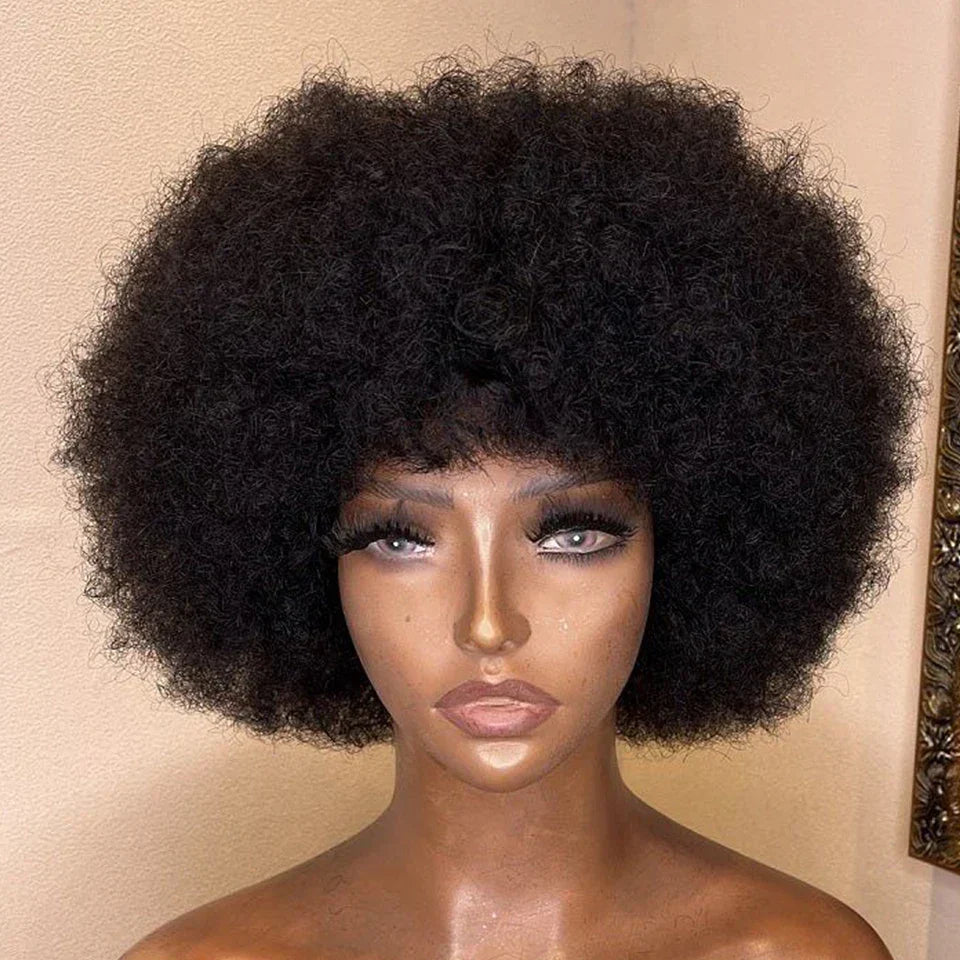 Peruvian Human Hair Short Sassy Human Hair Wigs