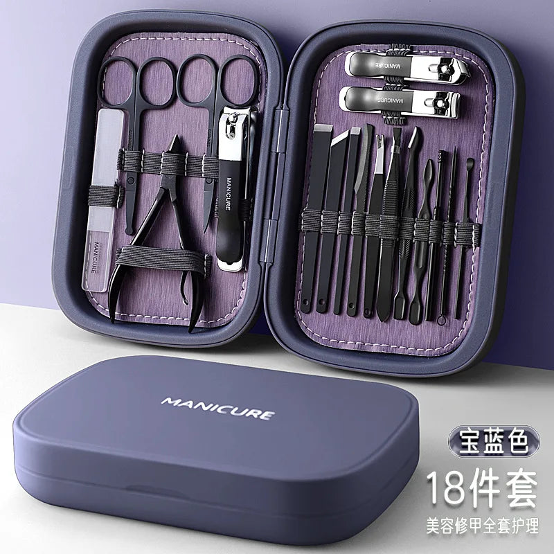 New In Professional Manicure Set Stainless Steel Nail