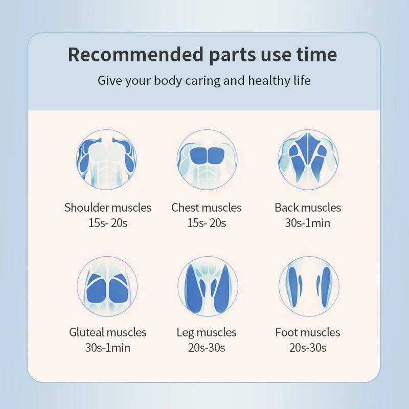 Portable Fascia Gun Mini Vibration Massage Gun Body