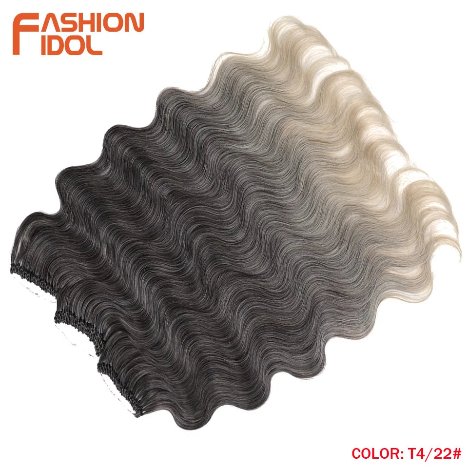 Fashion Idol Body Wave Crochet Hair Synthetic Goddess