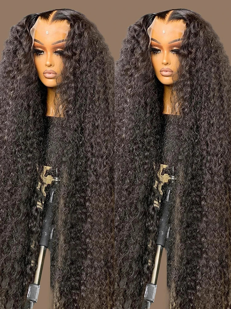 Deep Wave Frontal Wig Transparent