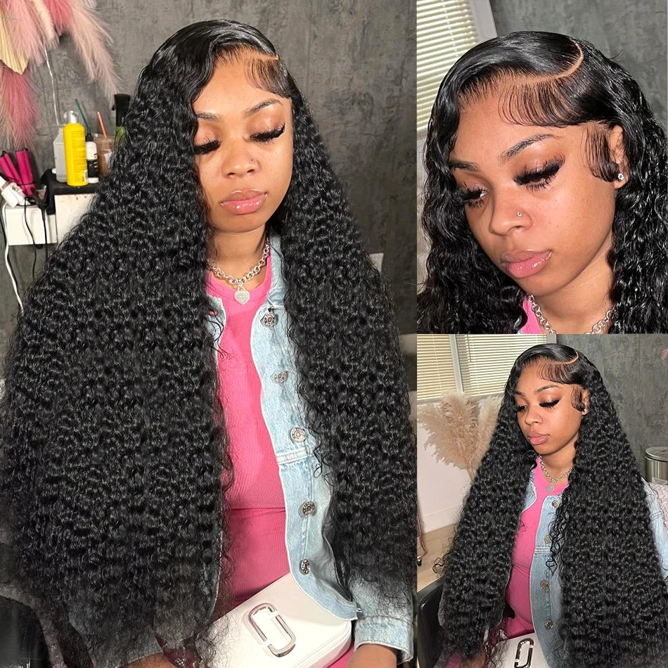 Wigirl Deep Wave X Hd Transparent Lace Frontal