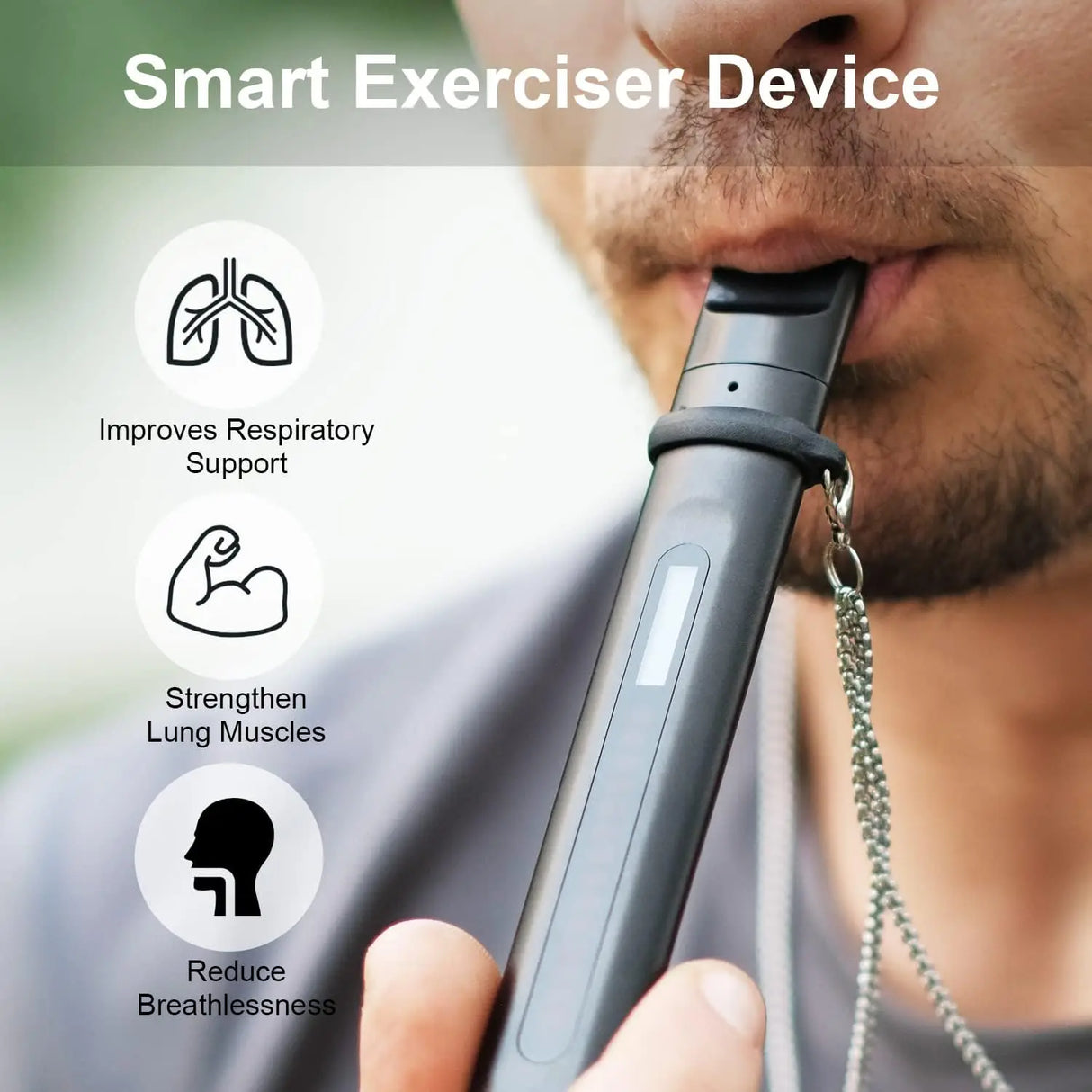 Smart Breathing Trainer, Breathing Exercise Device With Breath