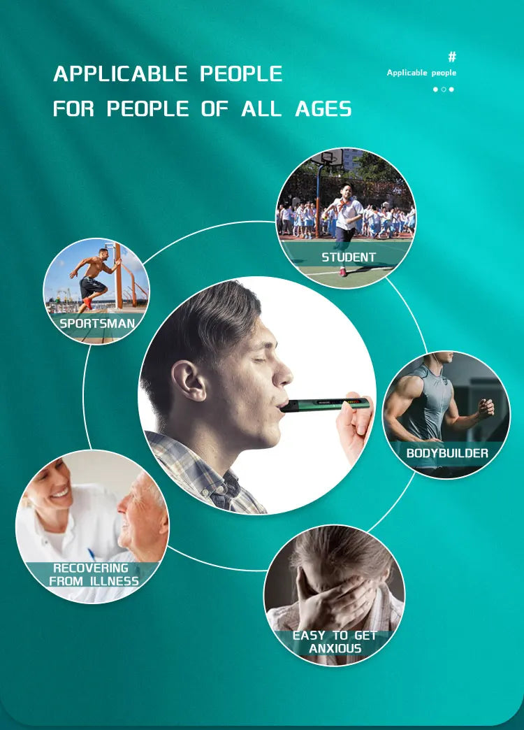 Smart Breathing Trainer, Breathing Exercise Device With Breath