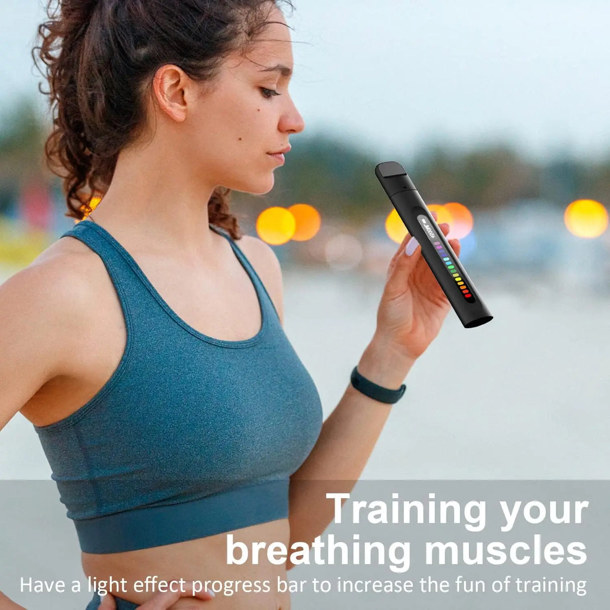 Smart Breathing Trainer, Breathing Exercise Device With Breath