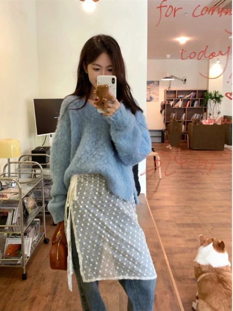 Spring Summer Korean Version Ins Blogger Unique Lace