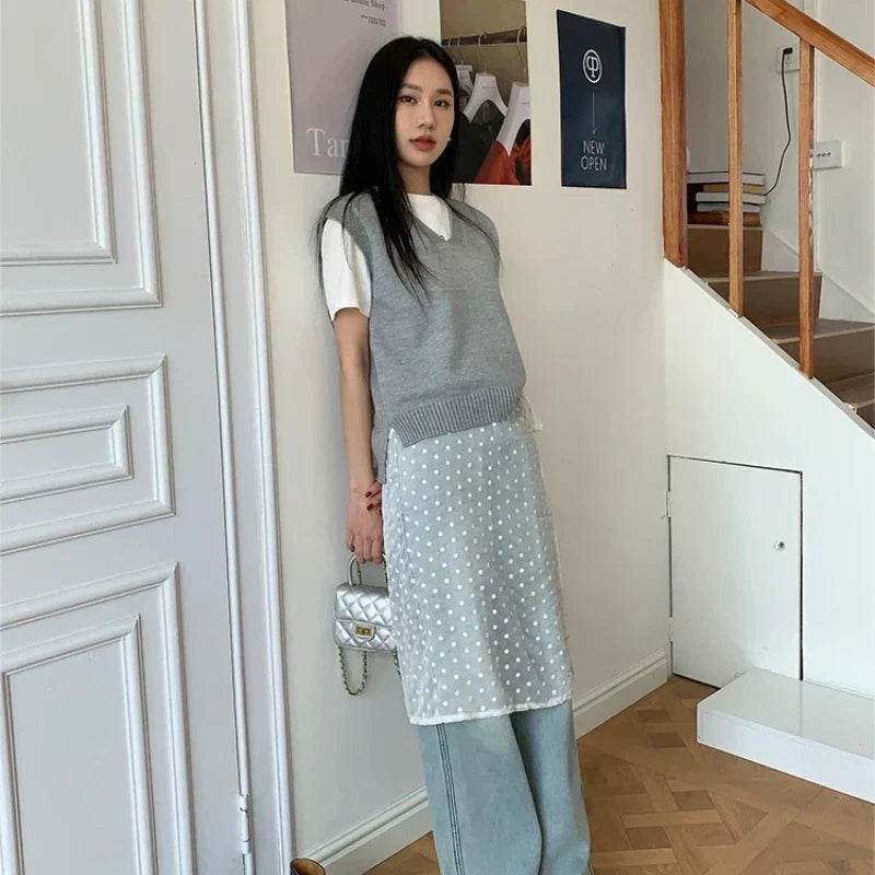 Spring Summer Korean Version Ins Blogger Unique Lace