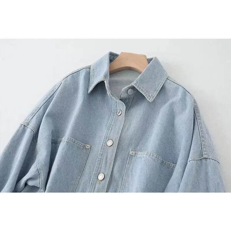 Traf Zr Women' Denim Jackets New In Outerwear