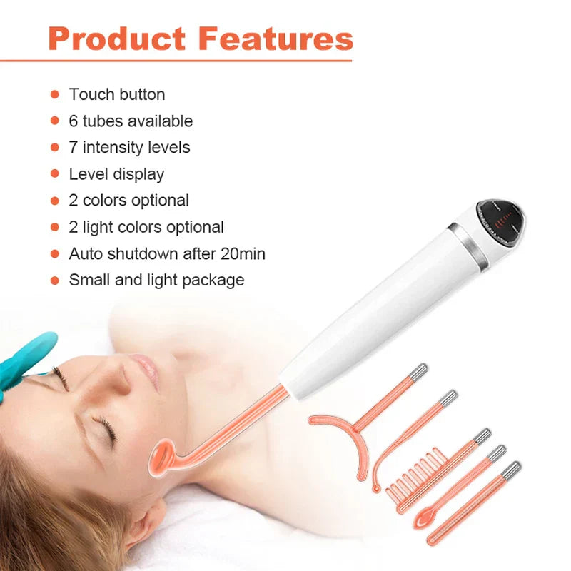 Touch Screen High Frequency Facial Electrotherapy Machine