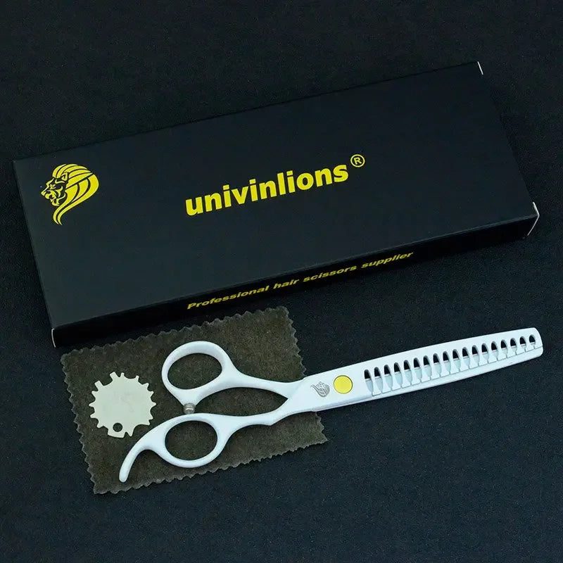 White Curved Scissors Pet Grooming Scissors