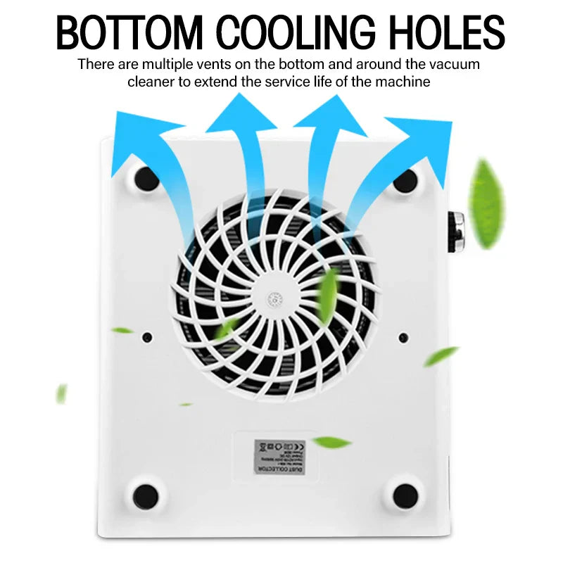 Upgrade W Powerful Nail Dust Vacuum Cleaner Adjustable