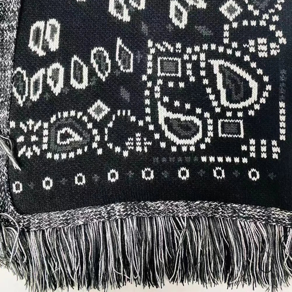 High Quality Jacquard Cardigan Sweater Women Wool