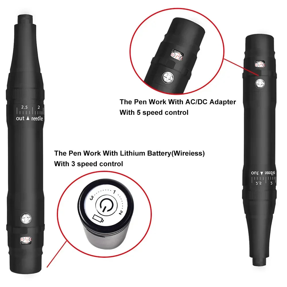 Wireless Permanent Makeup Machine Kit With Battery Microblading