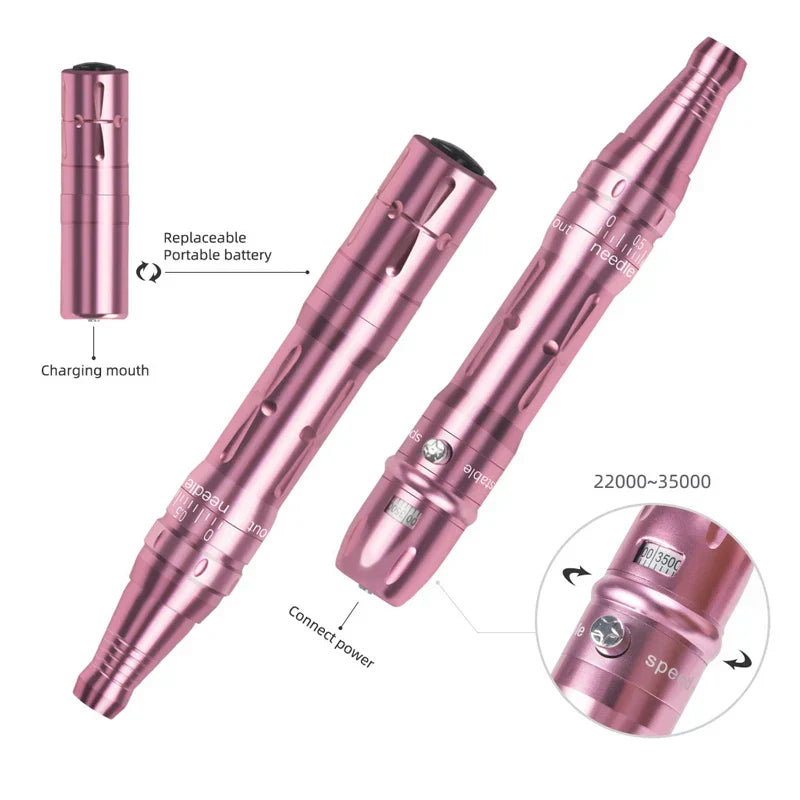 Wireless Permanent Makeup Machine Pen Professional Eyebrows Lip