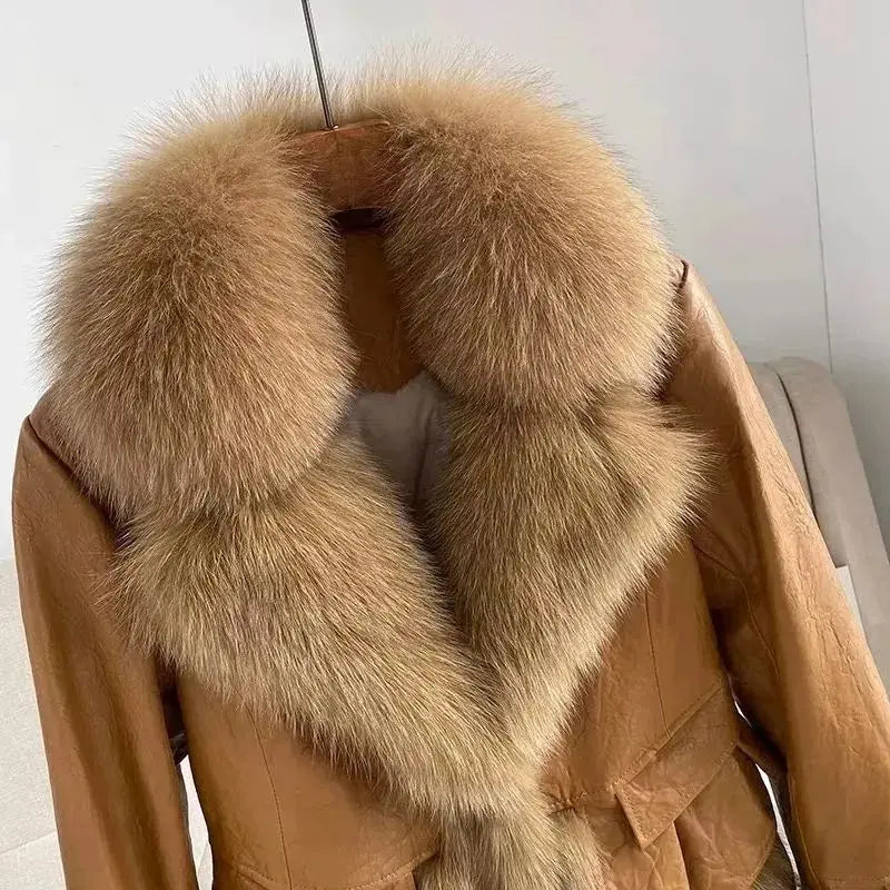 Women Winter New Imitation Fox Fur Simulation Leather