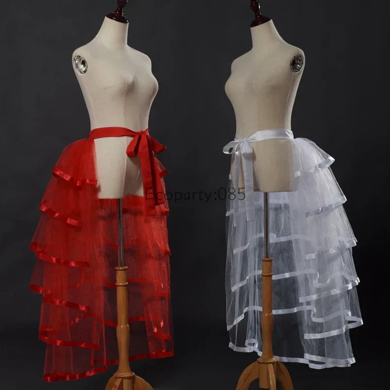 Women Punk Puffy Ruffle Tutu Bustle Skirts Sexy