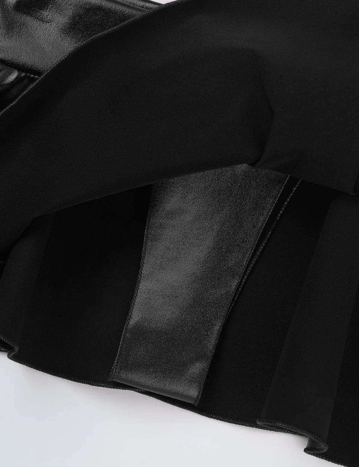 Women Shiny Metallic Low Rise Ruffled Pole Dance