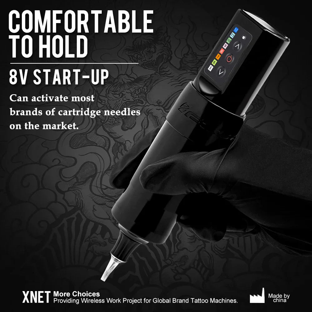 Xnet Flux Professional Wireless Tattoo Machine Pen Strong