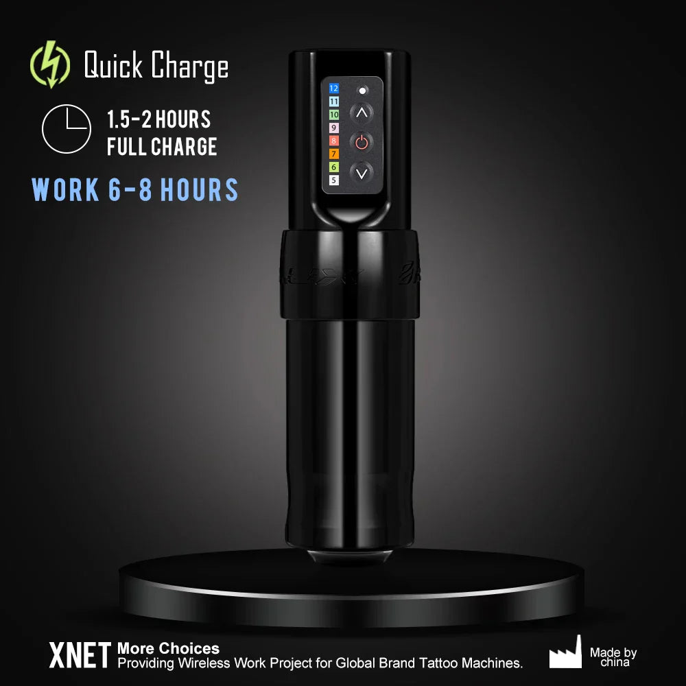 Xnet Flux Professional Wireless Tattoo Machine Pen Strong