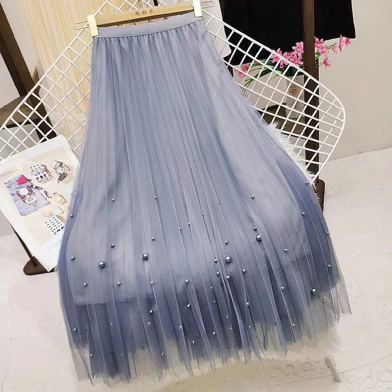 Yk Korean Style Fashion Harajuku Long Skirt Autumn