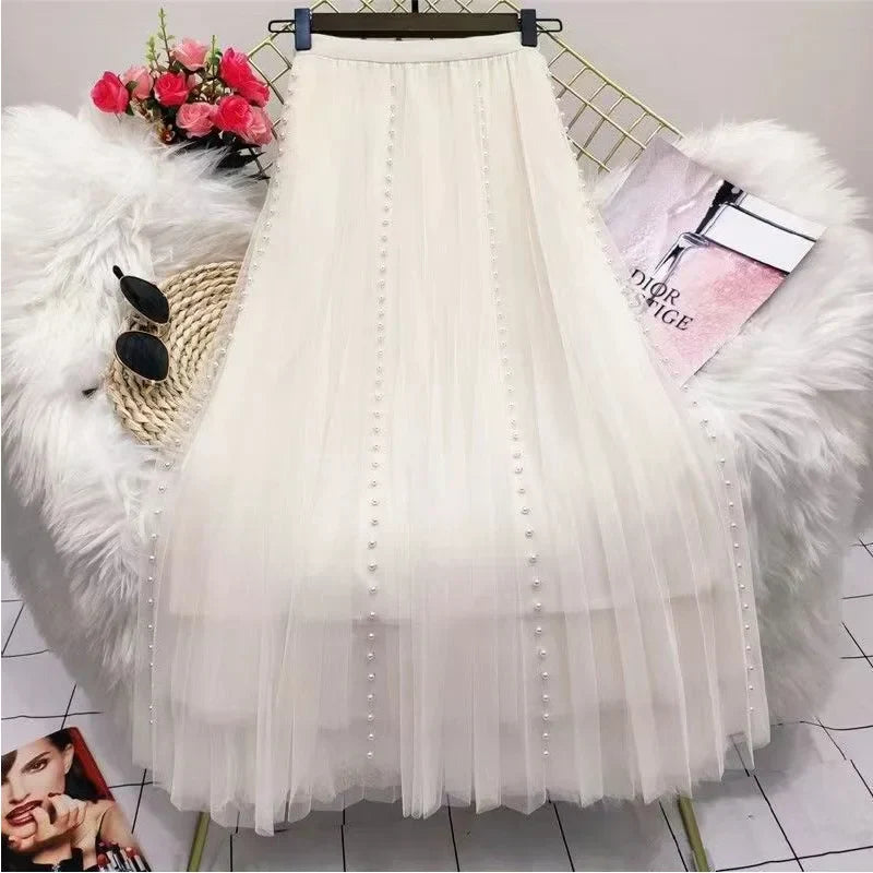 Yk Korean Style Fashion Harajuku Long Skirt Autumn