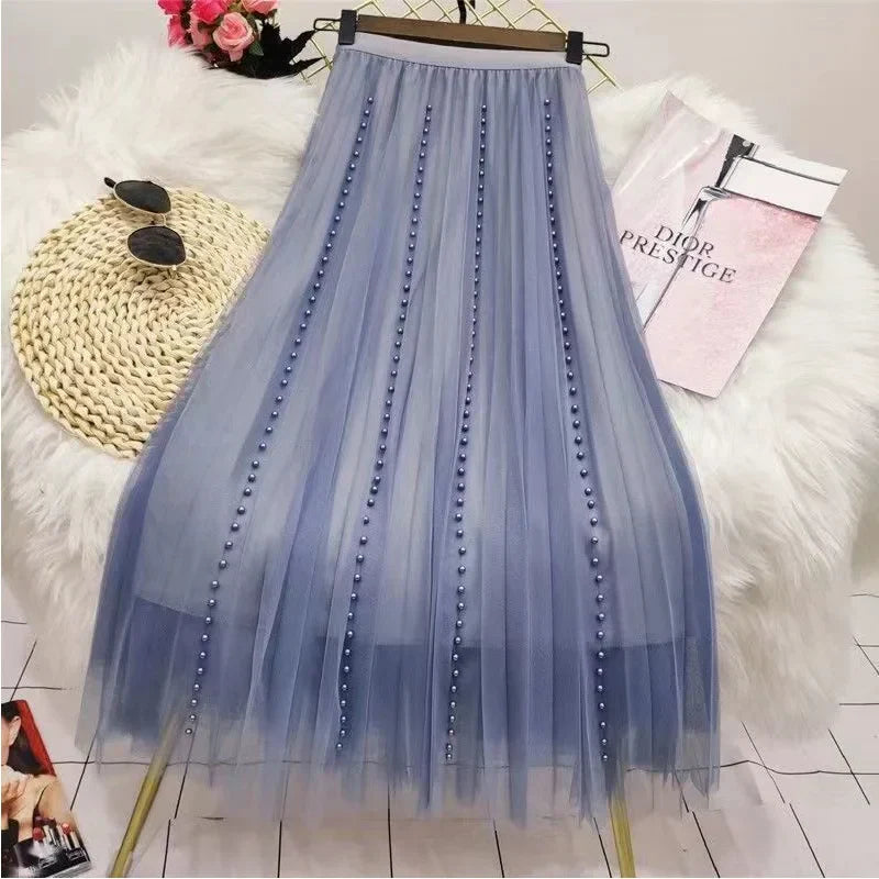 Yk Korean Style Fashion Harajuku Long Skirt Autumn