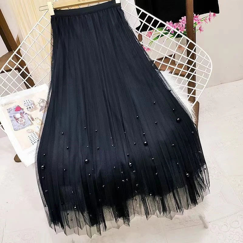 Yk Korean Style Fashion Harajuku Long Skirt Autumn