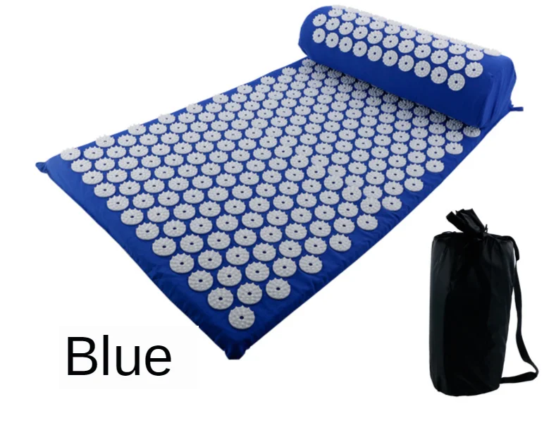 Yoga Massage Mat Acupressure Relieve Stress Back Cushion