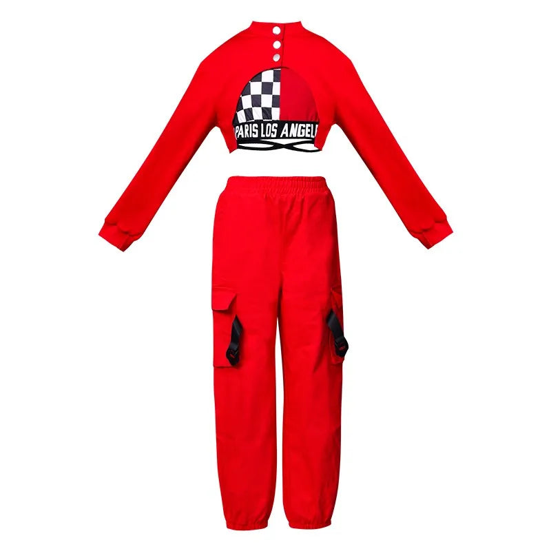 K-Pop Stage Outfits Urban Dance Girl Clothes