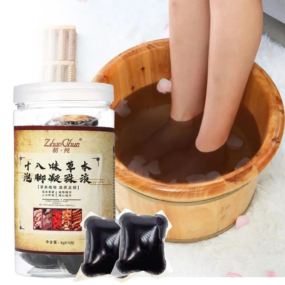 Foot Cleansing Soak Gel Beads Natural Slimming