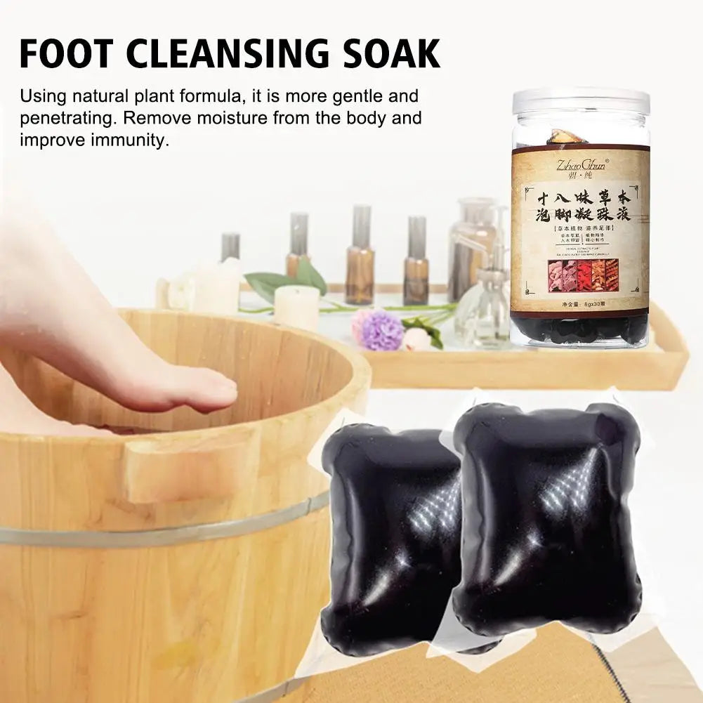 Foot Cleansing Soak Gel Beads Natural Slimming