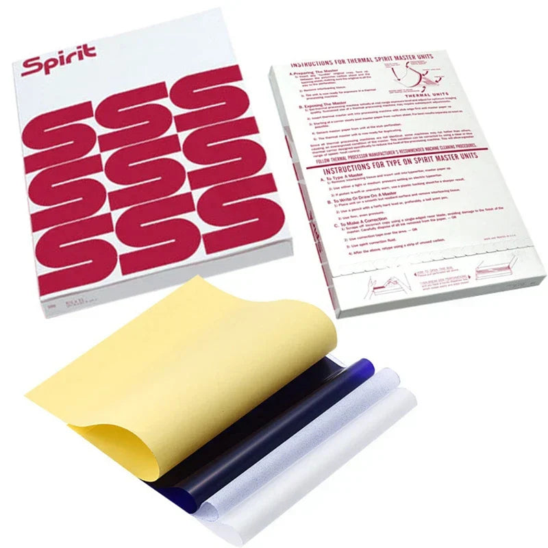 Sheets Tattoo Transfer Paper Size Thermal