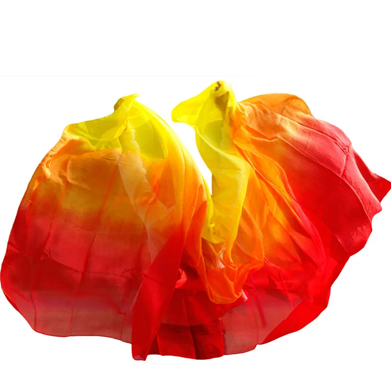 Silk Performance Dance Solid Color Light Texture
