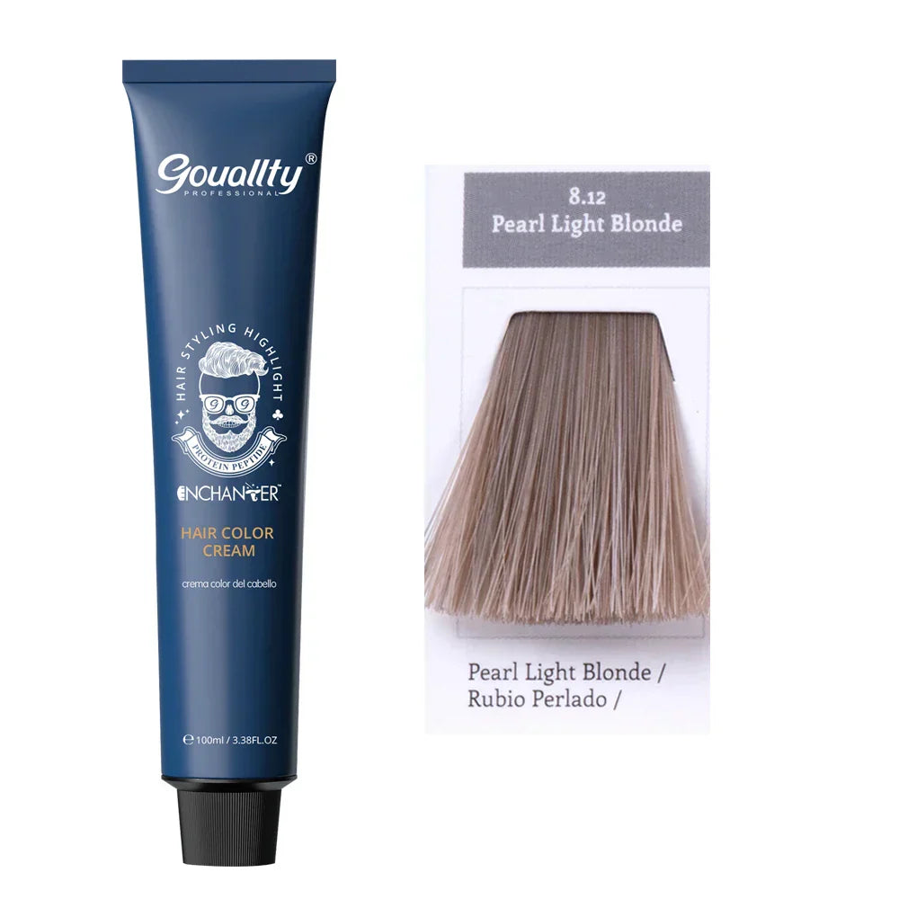 Professional Hair Dye Permanent Golden Brown Sliver Hair