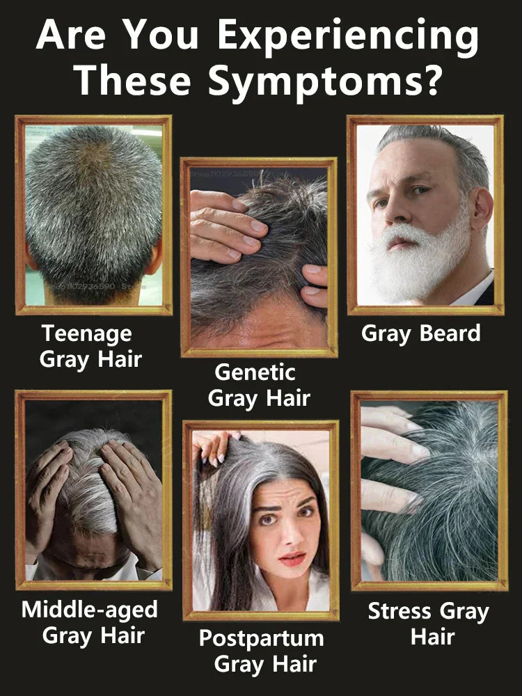 Gray White Hair Treatment Serum Liquid White