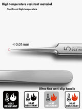 Pieces Professional Tweezers Acne Remover German Ultra-Fine No.