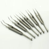 Stainless Steel Round Handle Micro Tweezers Eyelid