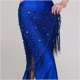 Colors Belly Dance Accessories Long Tassel Belt Elastic