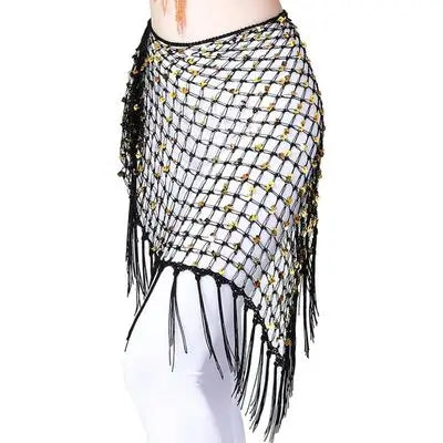 Colors Belly Dance Accessories Long Tassel Belt Elastic