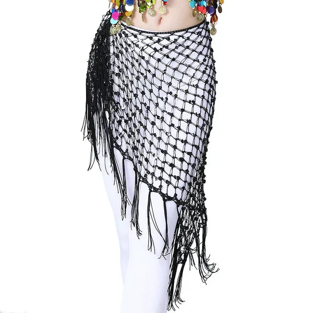 Colors Belly Dance Accessories Long Tassel Belt Elastic