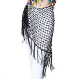 Colors Belly Dance Accessories Long Tassel Belt Elastic